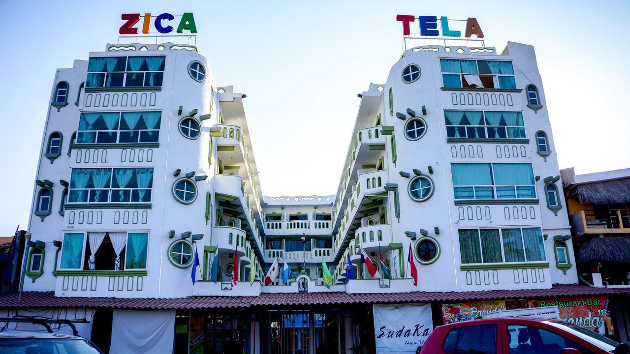 Hotel Zicatela Dorada ปูแอร์โตเอสกอนดิโด ภายนอก รูปภาพ